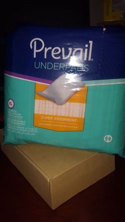 Prevail underpads 30" x 30" pack pf 10 extra large