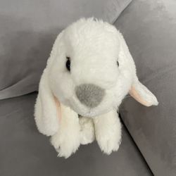 Toys R Us Animal Alley 10” White Bunny Rabbit Lop Ears Stuffed Plush Animal 2017