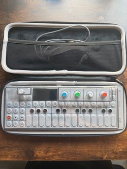 OP-1 teenage engineering synthesizer + case and cover