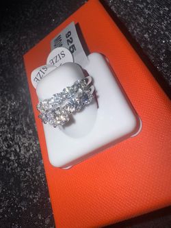 925 Moissanite rings