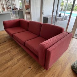 *Free Delivery* Mid Century Modern Couch Sofa 3 Seater