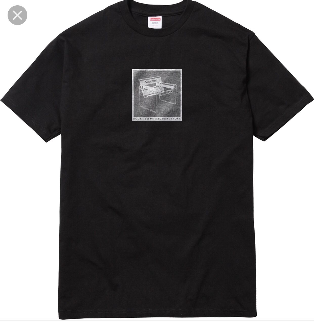 Black Supreme Chair Shirt