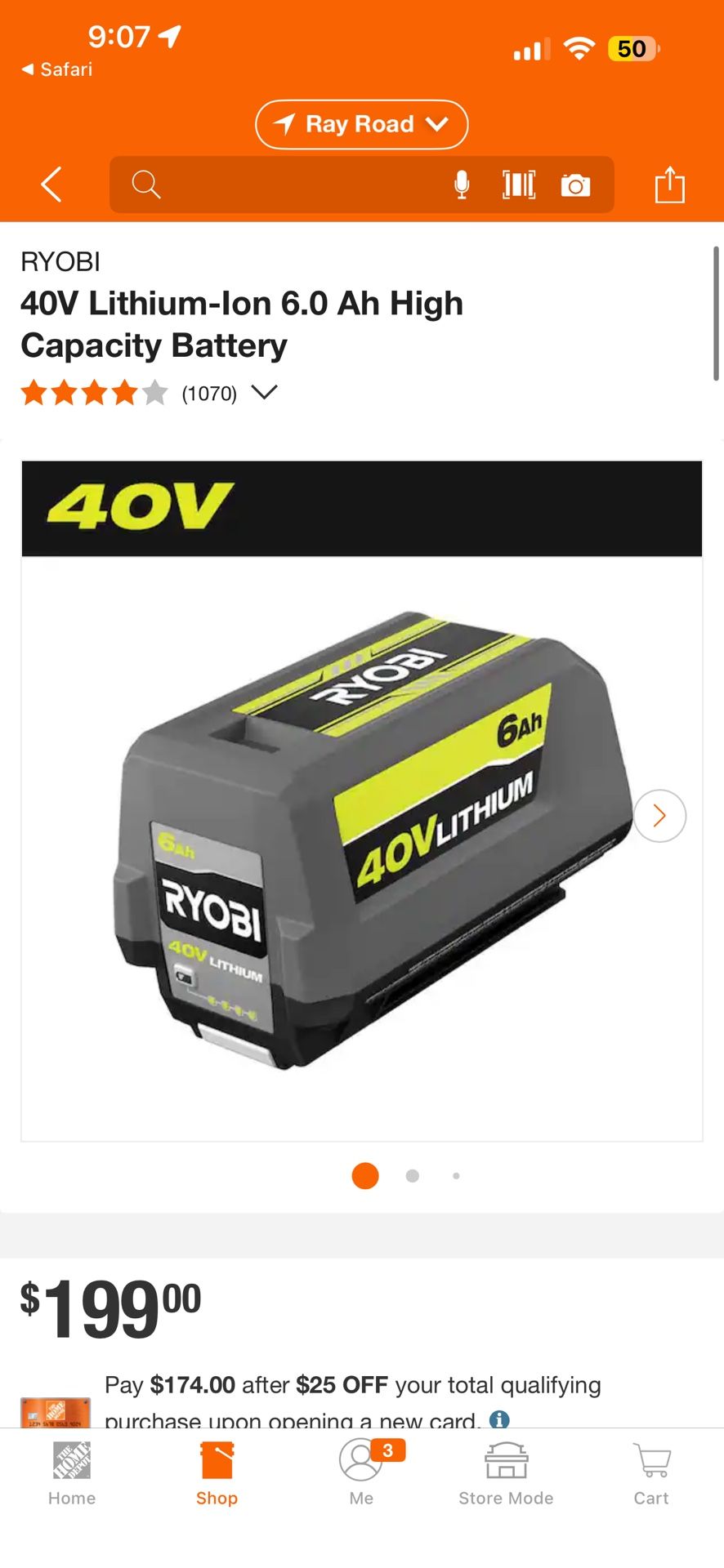 Ryobi Battery And Charger