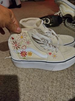 Vans Sk8-Hi Floral Tapered Stackform Shoes 7.5