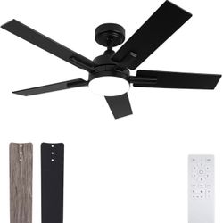 52” LED Ceiling Fan w/ Remote – 3 Color Temps – New