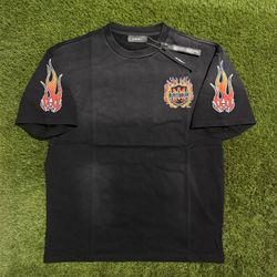 AMIRI Flames Black T-Shirt