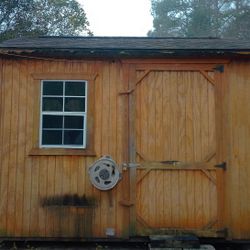  10x12 Solid Wood Tool Shed – Sturdy &