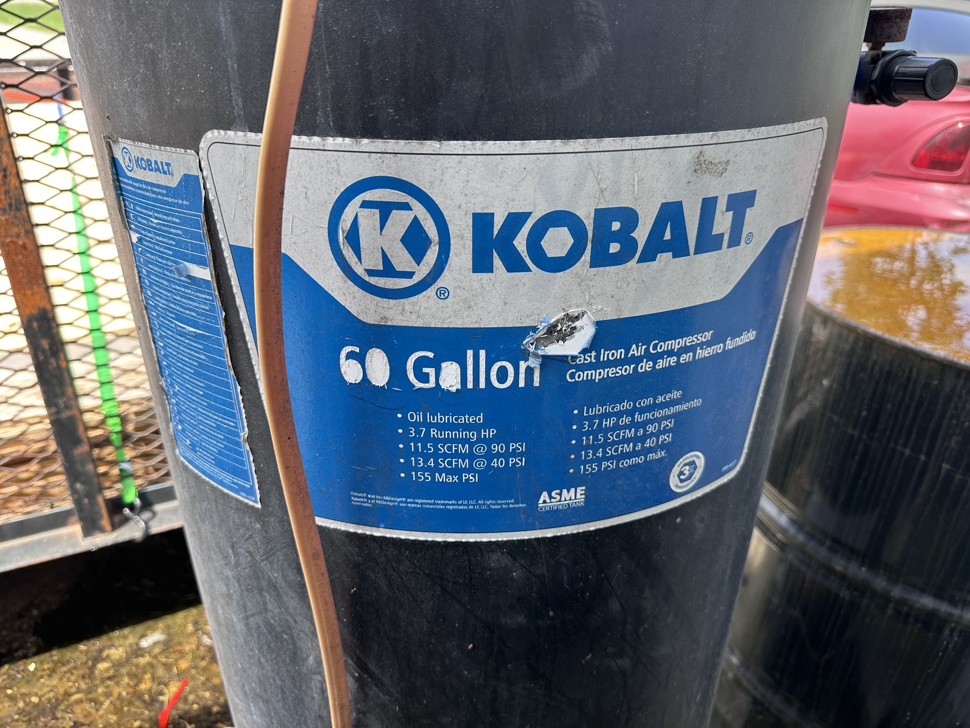 Kobalt Air Compressor 60 Gal