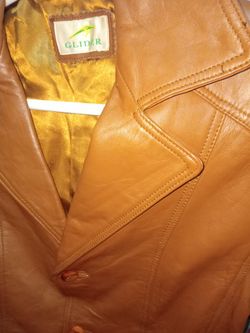 Women Leather Jacket Mint Condition Used Twice XL size