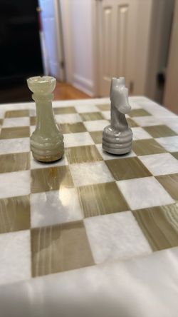 New In Box. Marble Chess Set