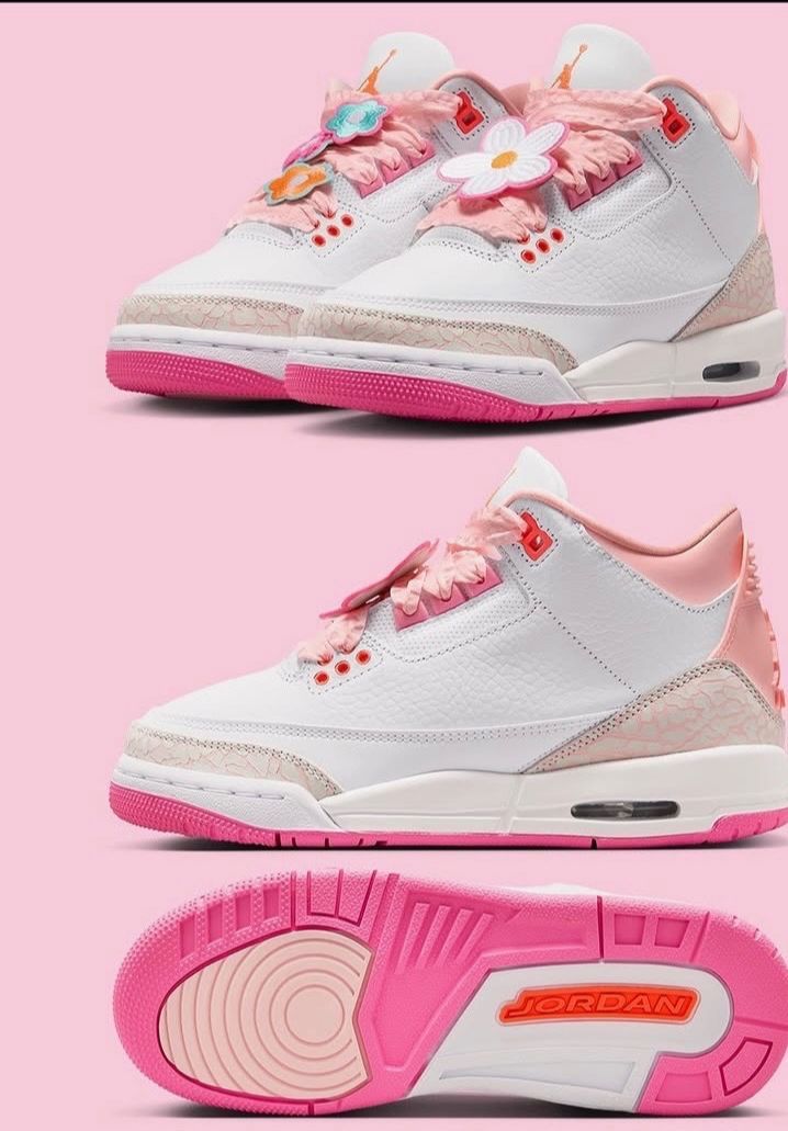 Jordan 3 spring flowers