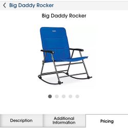 Big Daddy Rocker - Outdoor Rocking Chair