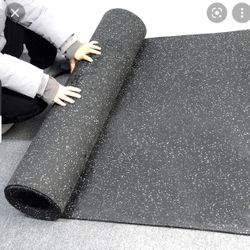 🔥🔥🔥NEW 4’x16’ 8mm Grey Fleck Rubber Gym Flooring Flooring Delivery Available🚚