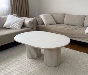 MODERN WHITE COFFEE TABLE- SAME DAY DELIVERY🚚, NO CREDIT NEEDED💥