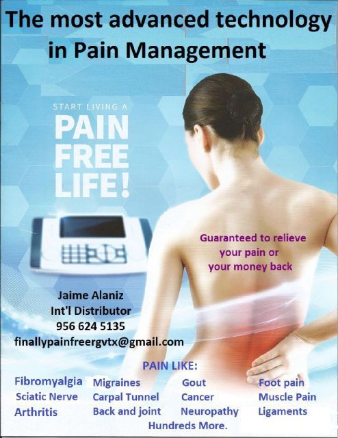 Live a pain free for life. Guaranteed results