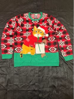 Christmas Cat Sweater