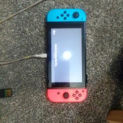 Nintendo Switch V2 Console – Red/Blue Joy-Cons – Great Condition