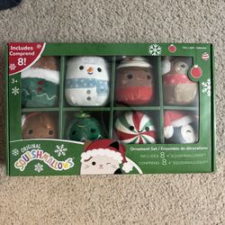 Limited Edition 2024 Squishmallow Ornament Set