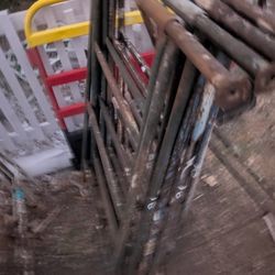 Scaffolding Stucco Construction