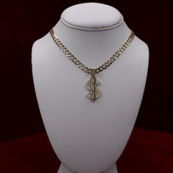 14k Gold $ Chain Set