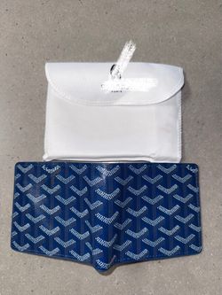 Men’s blue designer wallet GO YARD