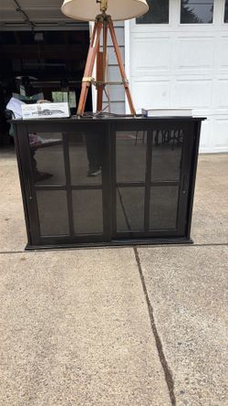 Black cabinet