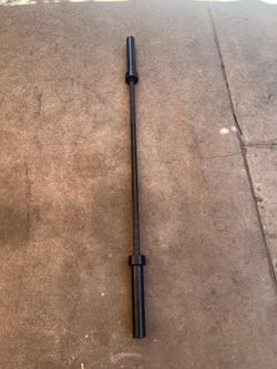 4ft Olympic Barbell Black Steel