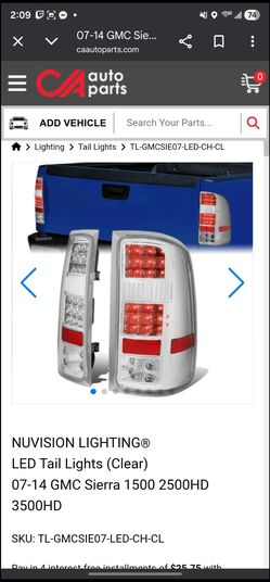 Gmc Sierra Taillights