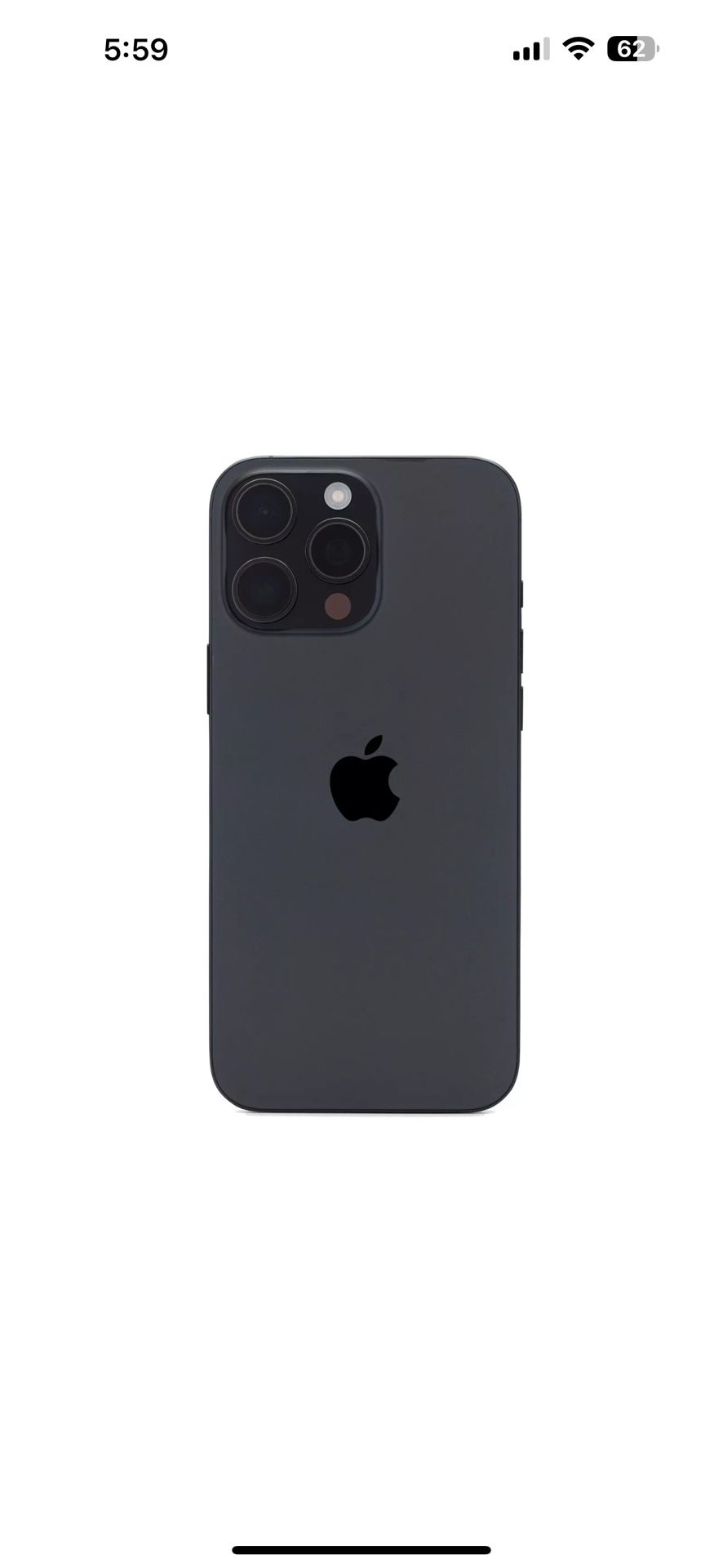 Apple iPhone 16 Pro Max Black Titanium - 512GB MYW73LL/A