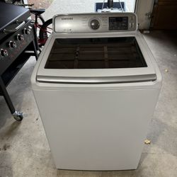 White Samsung Washer 
