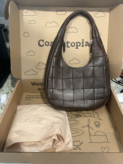 Coach coachtopia Alter Ego crescent brown purse