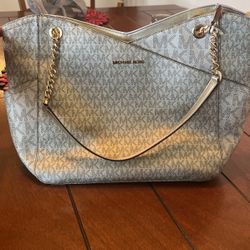 Gold Micheal kors Purse 