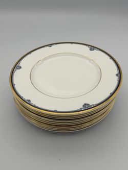 Royal Doulton Princeton H5098 Bread & Butter Plates 8" Vintage Set of 9 Fine