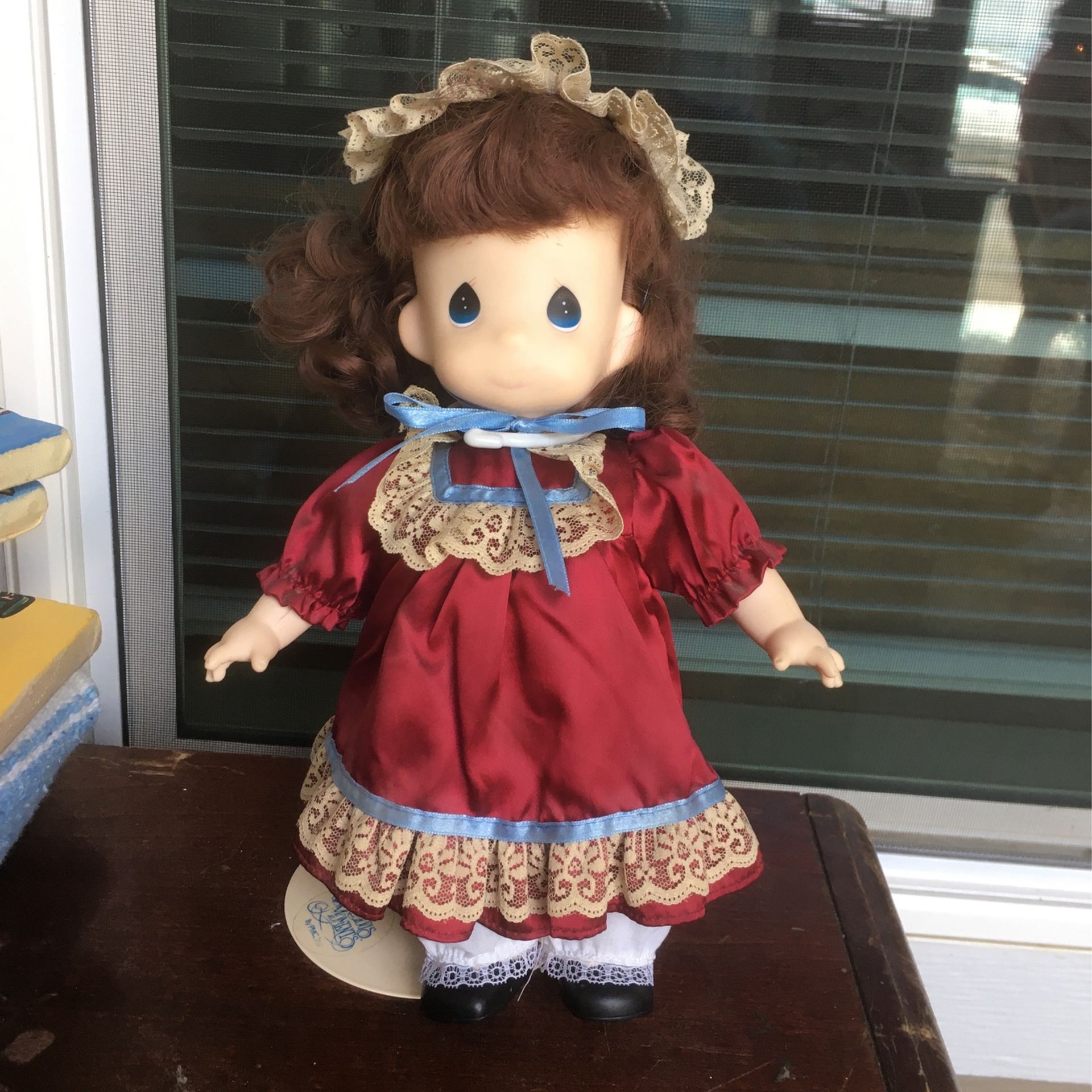 Precious Moment Doll With Stand