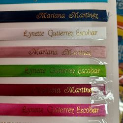 Listones Grabados Al Gusto, Custom Printed Ribbons