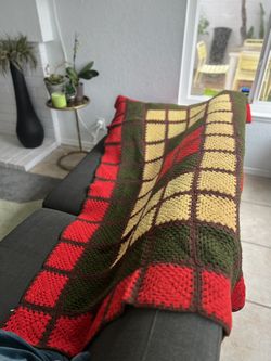 Handmade Crochet Throw Blanket