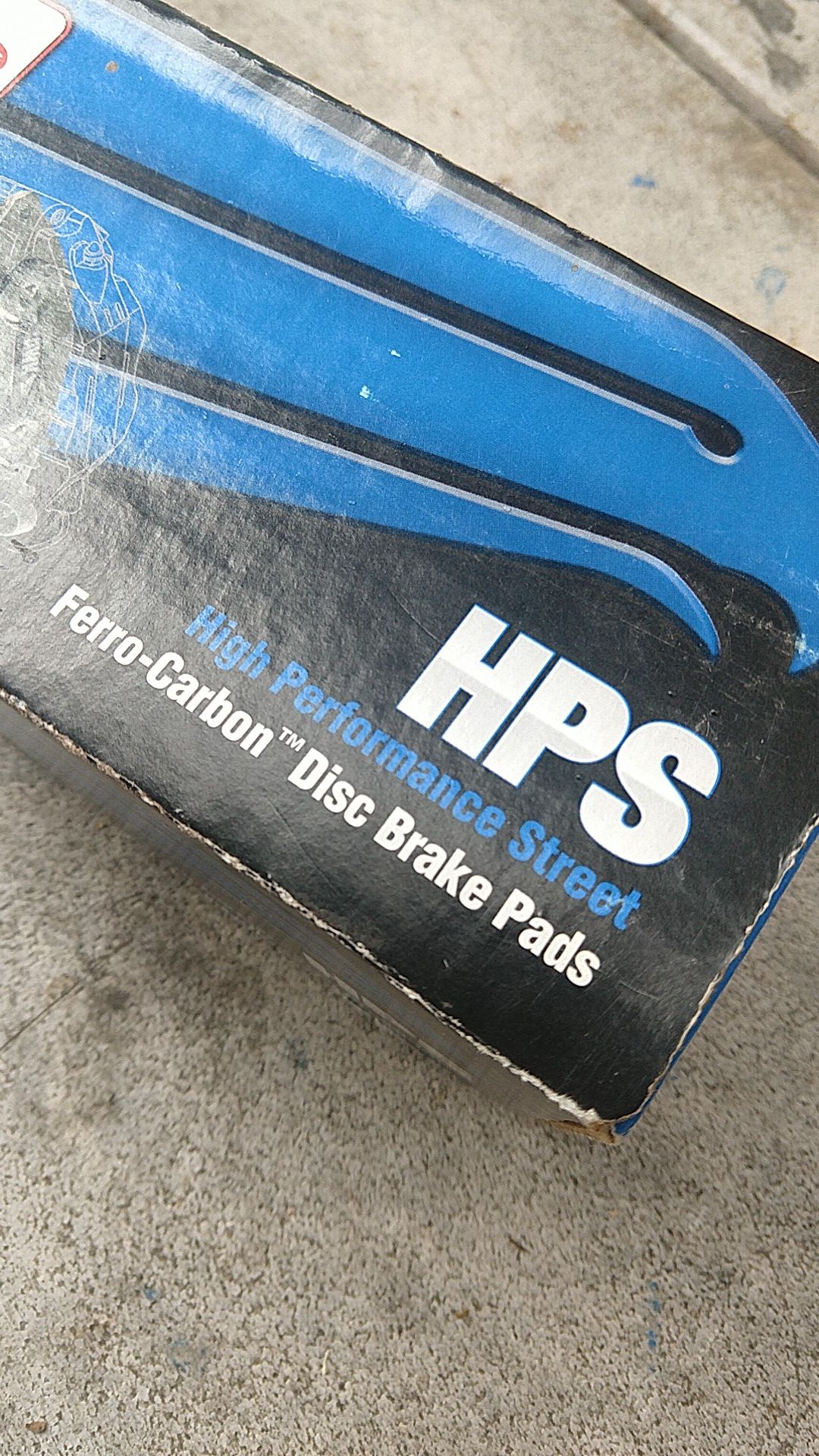 Hawk HPS break pads for Acura Honda