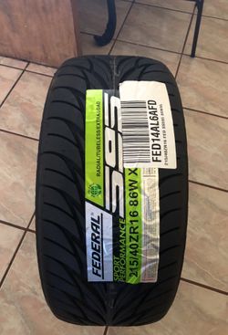 Brand new 215/40/16 Federal SS595 other sizes available