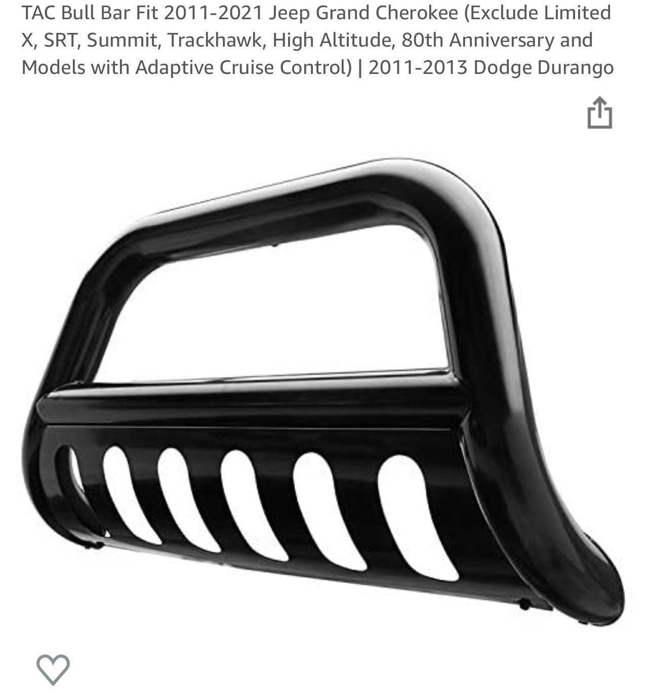 TAC Bull Bar (2011-2021) Jeep Grand Cherokee