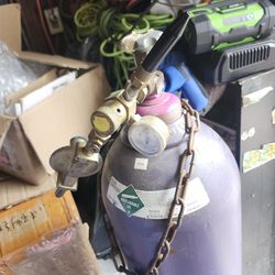 219 Cubic Feet Helium Tank With Dual Adapter