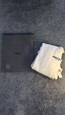 Essentials Light Oat Medium Hoodie