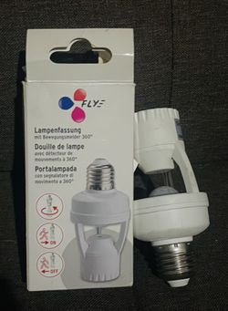 Lamp Holder with Motion Sensor 💵 Portalampara con Sensor de Movimiento