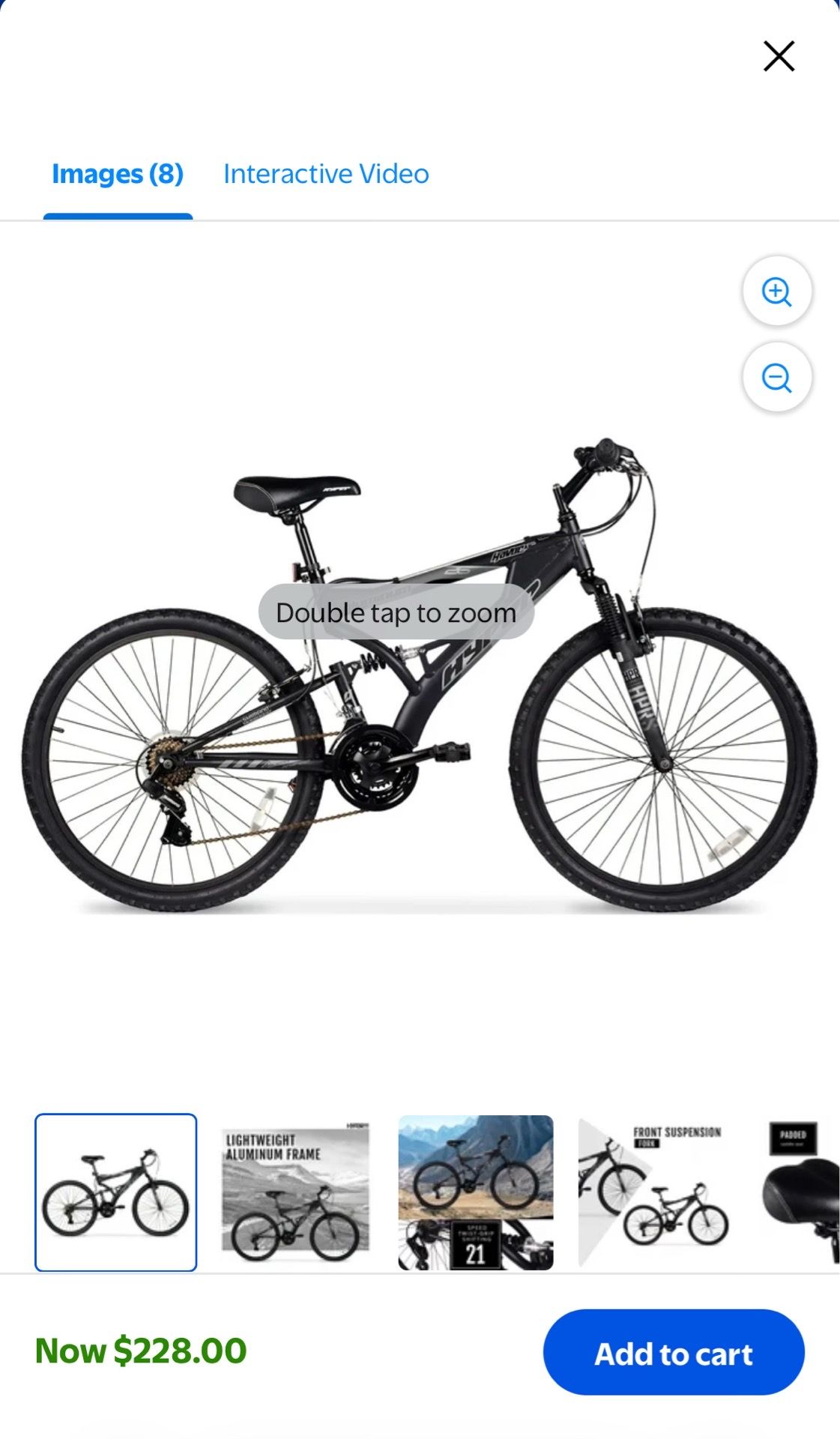 Black havoc hyper mountain bike