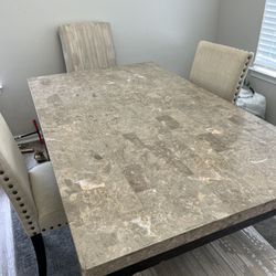 Marble Top Dinning Table