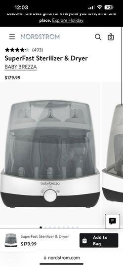 Baby Brezza Bottle Deyer And Desinfecting