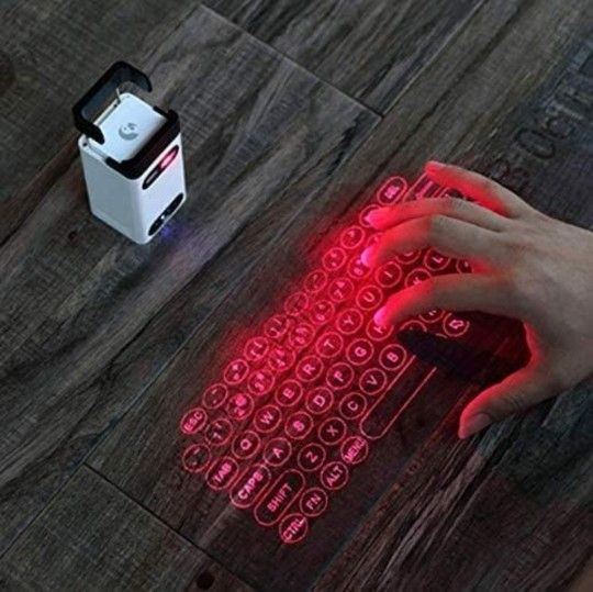 Bluetooth Virtual Laser Projection Keyboard, Mouse Phone Bracket, Wireless Windows/iOS/Android