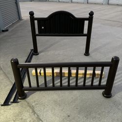 Solid Wood Queen Bed Frame