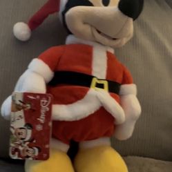 Mickey Singing Holiday Stuff Animal