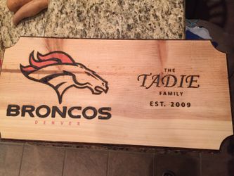 Customizable wood sign