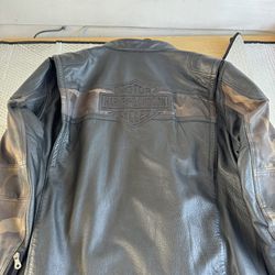 Harley Davidson Camo Leather Jacket 3xl